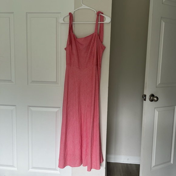 SOLD ♥️ Draper James RSVP Red Gingham Bow Strap Tomato Girl - Picture 1 of 5